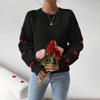 Dama Washington Mabel women's long sleeve crew neck sweater - view 2