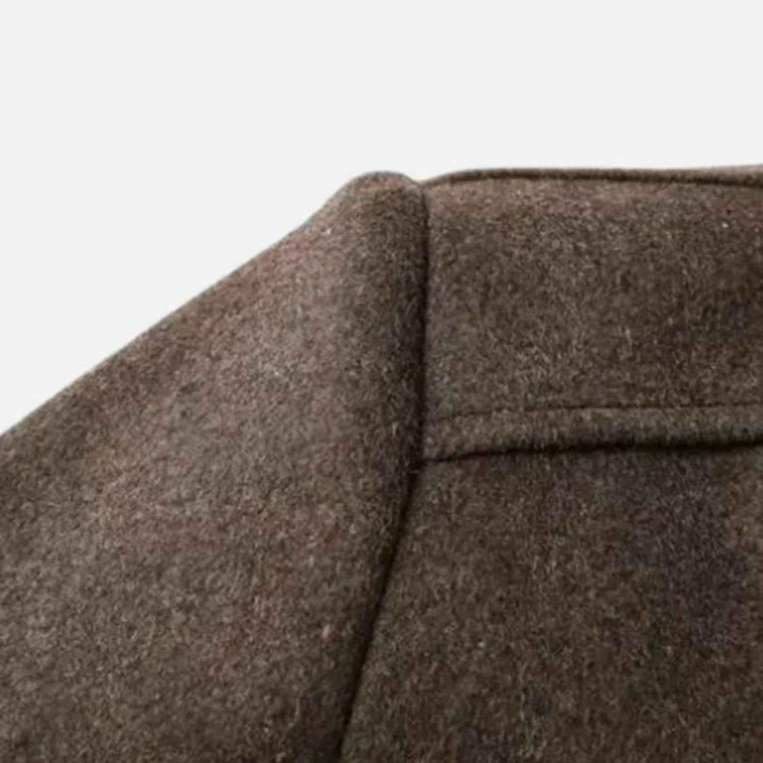 Dama Washington Thaddeus men's mid-length stand collar overcoat - view 7