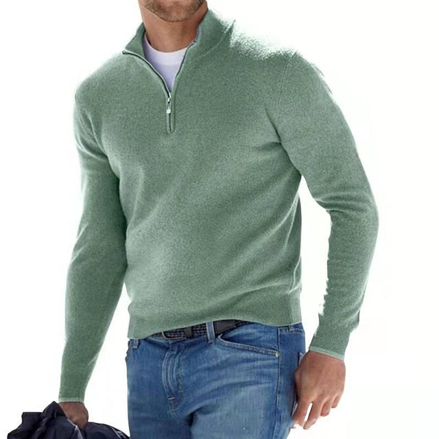 Dama Washington Ransom men's quarter zip sweater - view 6