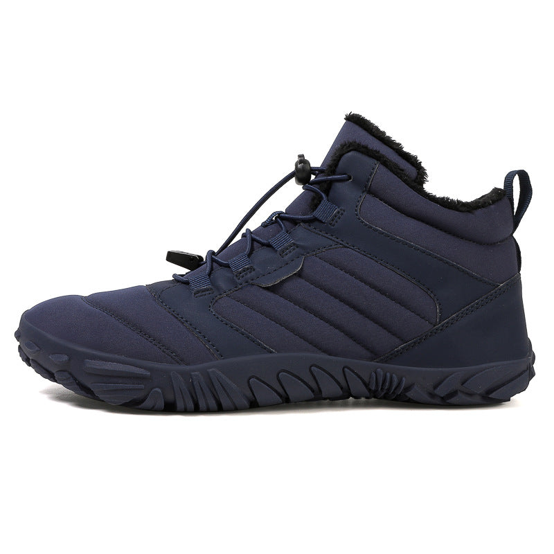 Pierce | Men's Puffer Winter Ankle Boots Navy