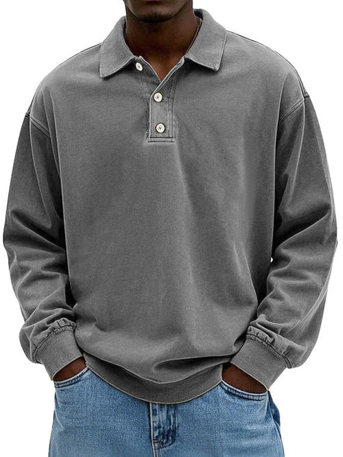 Dama Washington Ambrose men's long sleeve button-down polo shirt - view 2