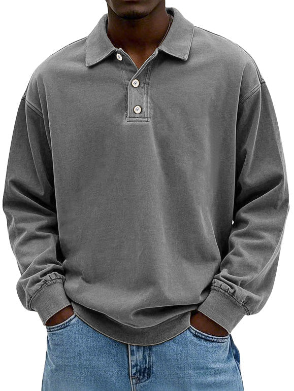 Dama Washington Ambrose men's long sleeve button-down polo shirt - view 2