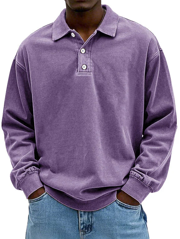 Dama Washington Ambrose men's long sleeve button-down polo shirt - view 8