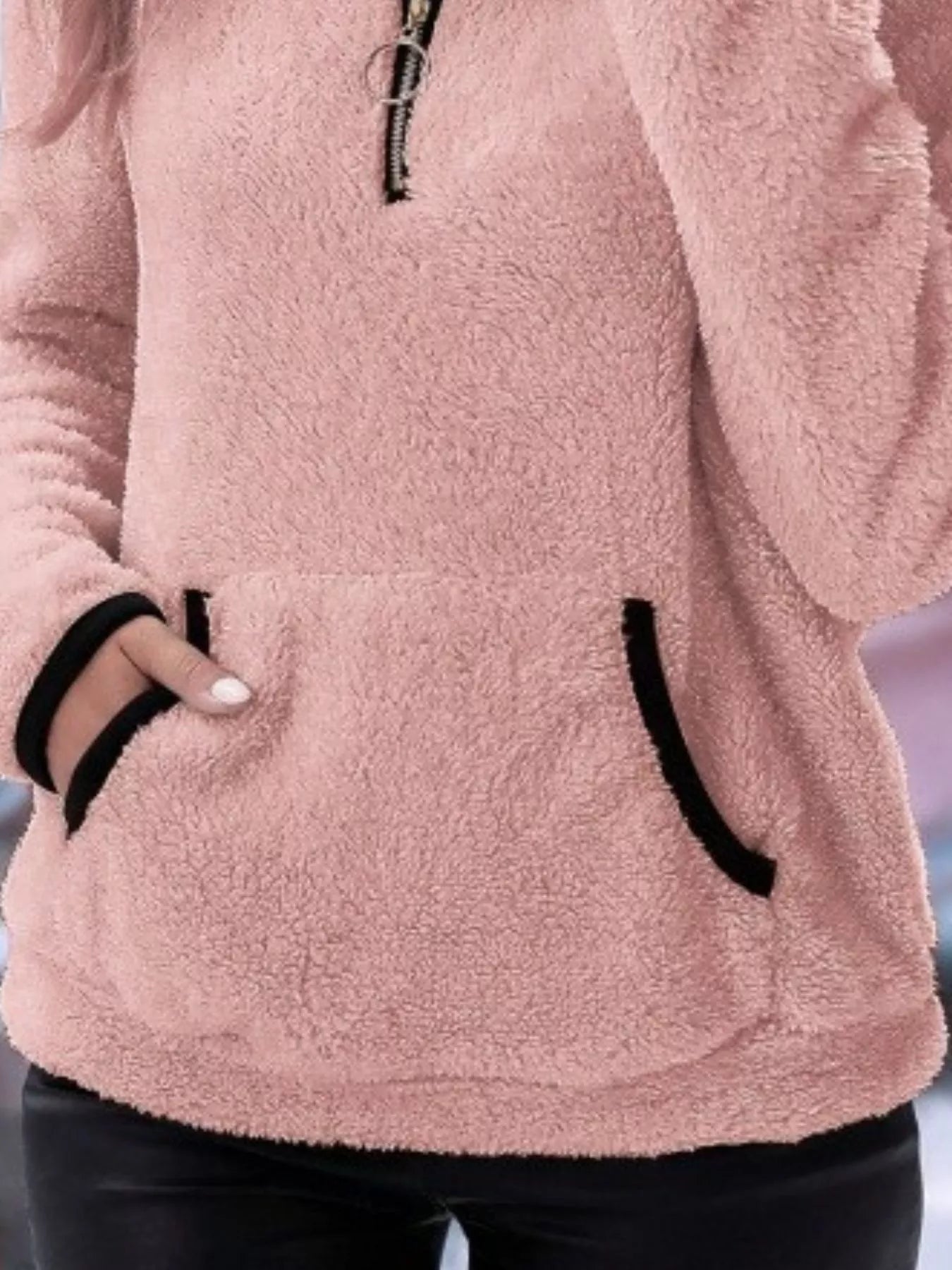 Dama Washington Ingrid women's half-zip fuzzy sweater - view 11