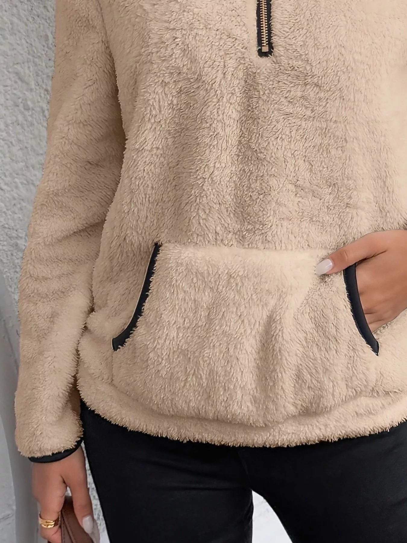 Dama Washington Ingrid women's half-zip fuzzy sweater - view 8