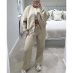 Dama Washington Greta women's wide leg sweatpants black casual set - view 13
