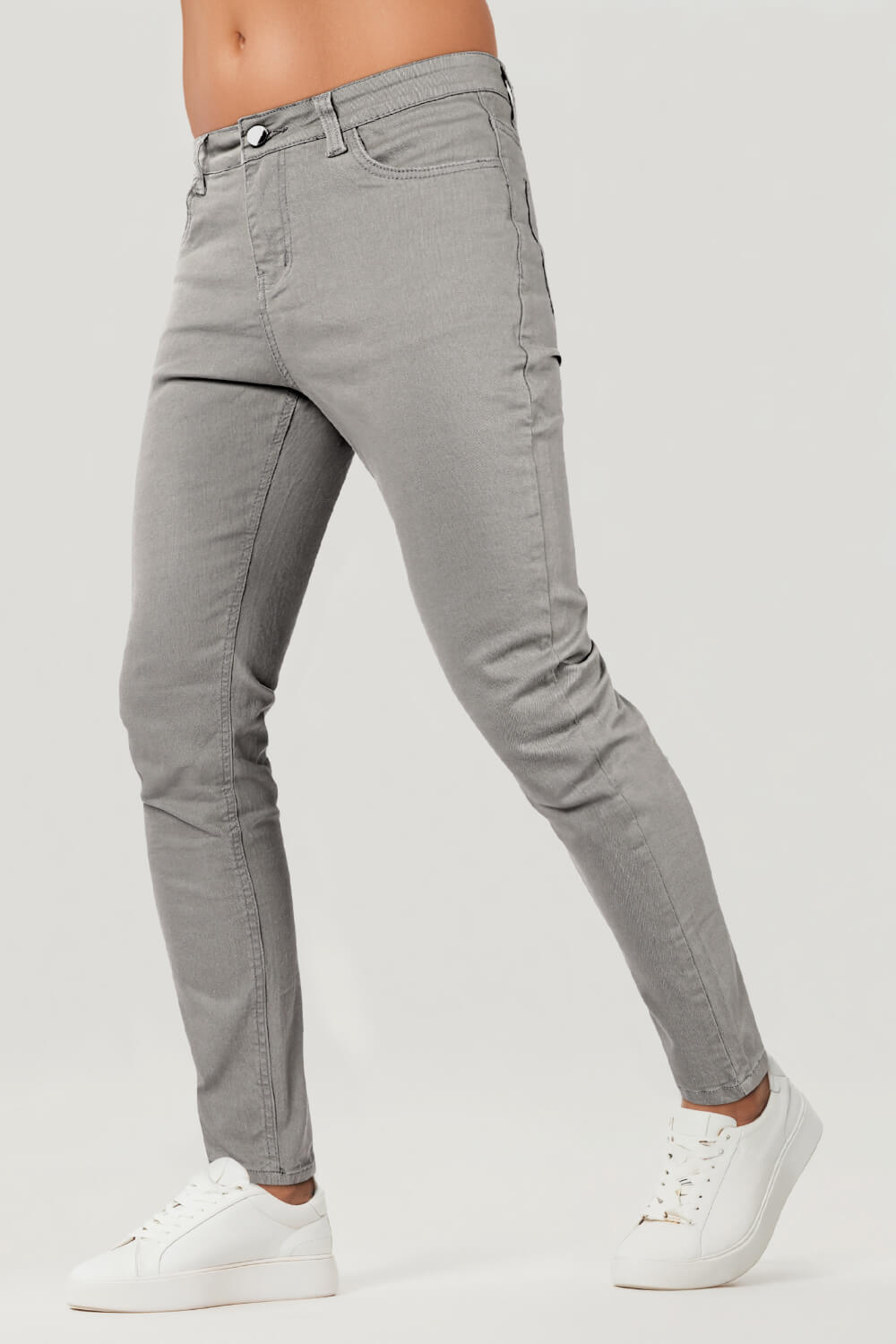 Rowan | Men's Slim Fit Jeans Light Gray