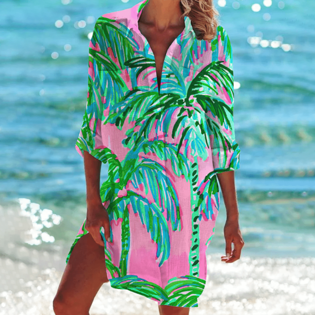 Ada | Women's Beach Cover Up Tie Dye Multicolor