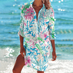 Dama Washington Ada women's beach cover up tie dye multicolor - view 10