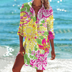 Dama Washington Ada women's beach cover up tie dye multicolor - view 9