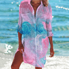 Dama Washington Ada women's beach cover up tie dye multicolor - view 5