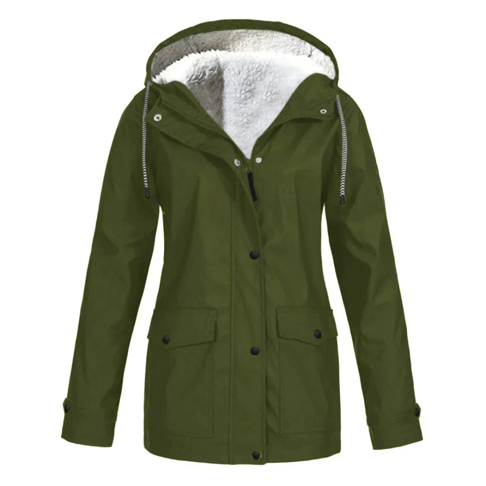 Dama Washington Quintina women's button front hooded jacket - view 9