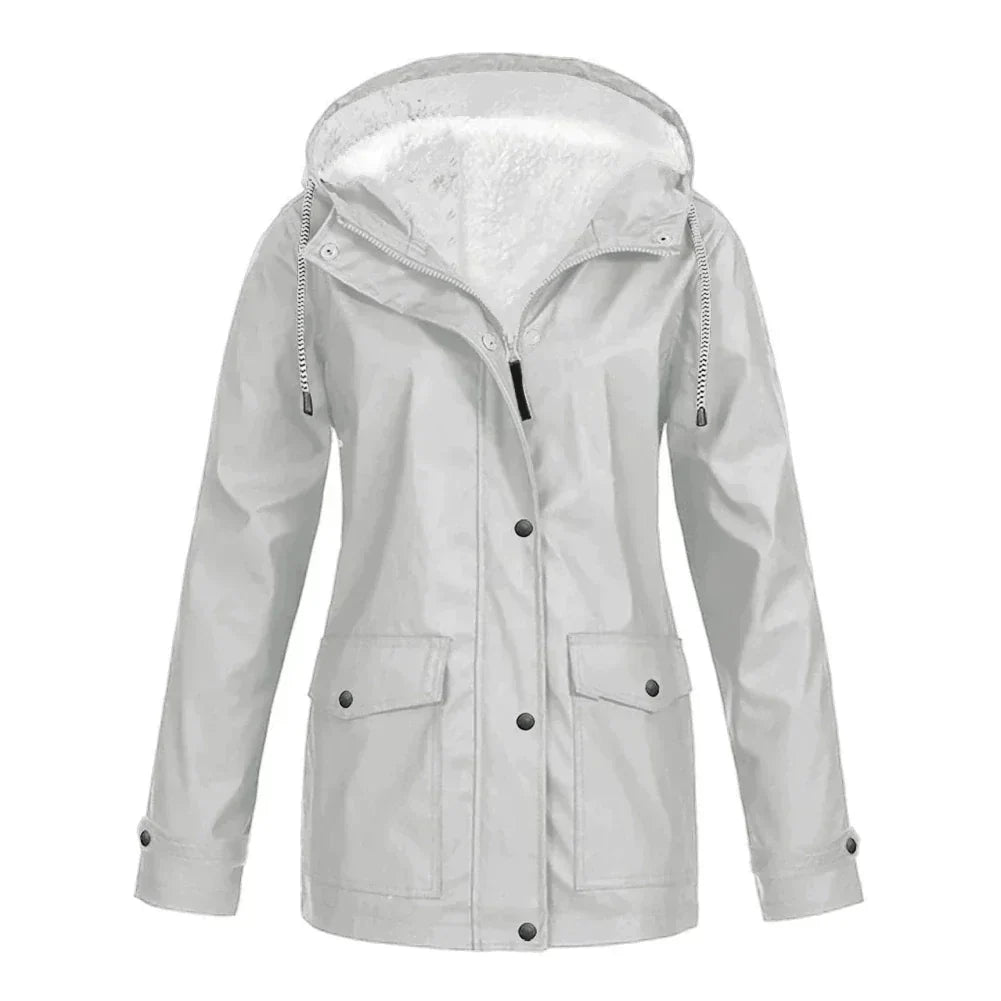 Dama Washington Quintina women's button front hooded jacket - view 7