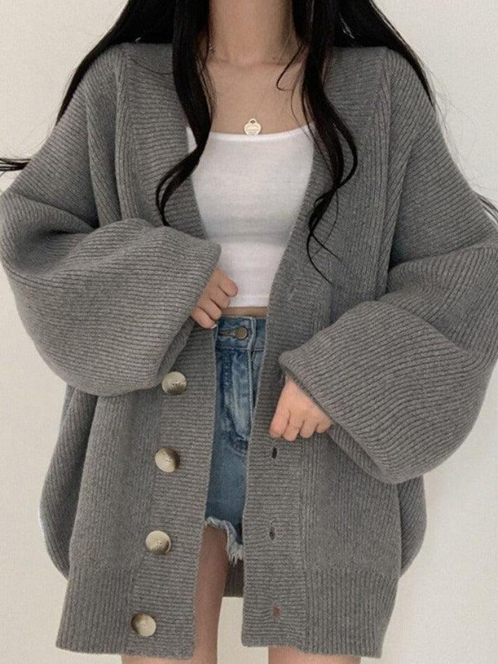Dama Washington Doriane women's oversized button-front cardigan - view 6