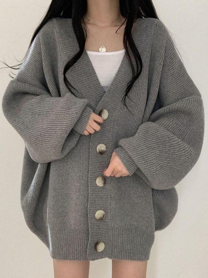 Dama Washington Doriane women's oversized button-front cardigan - view 5