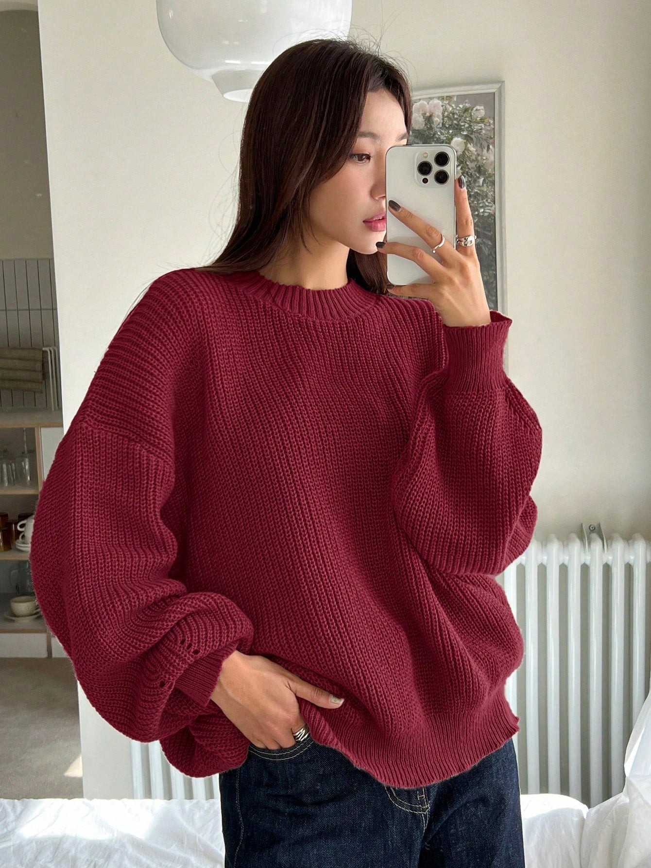 Dama Washington Mireille women's oversized knit sweater - view 9