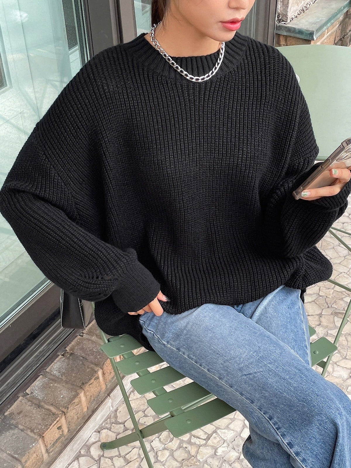 Dama Washington Mireille women's oversized knit sweater - view 6