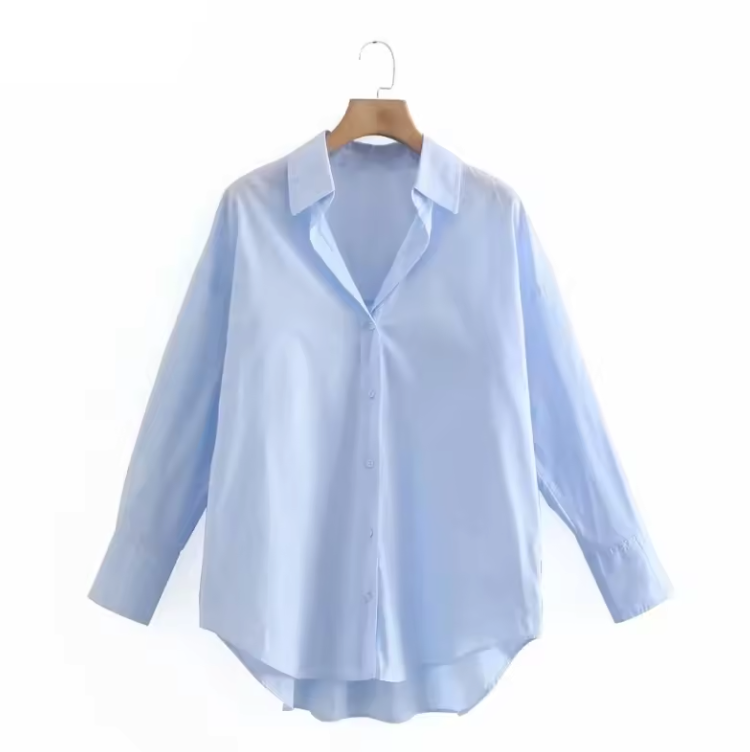 Demi | Women's Button Down Blouse Green Long Sleeve