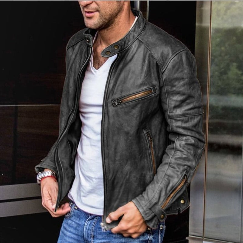 Dama Washington Cyprian men's slim fit racer jacket - view 2
