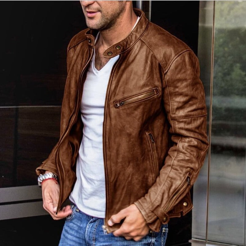 Dama Washington Cyprian men's slim fit racer jacket - view 3