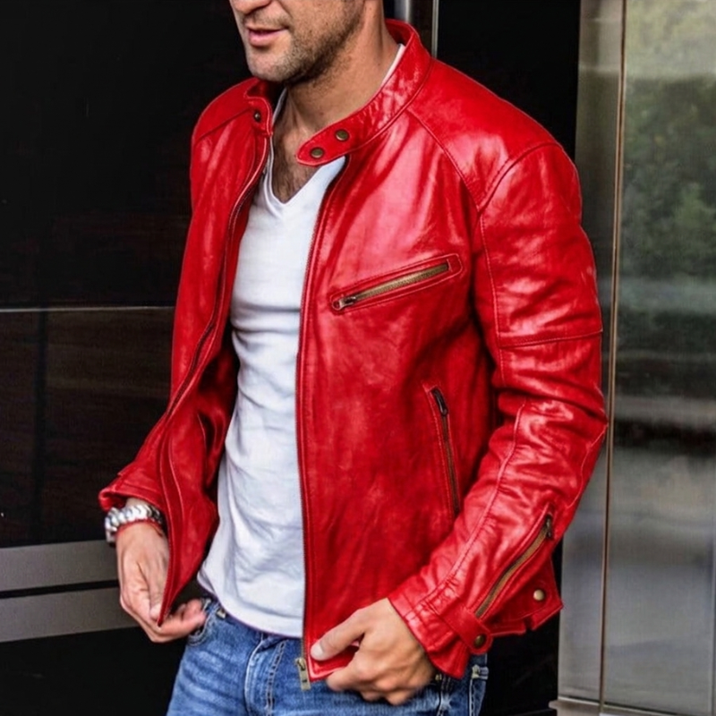 Dama Washington Cyprian men's slim fit racer jacket - view 4