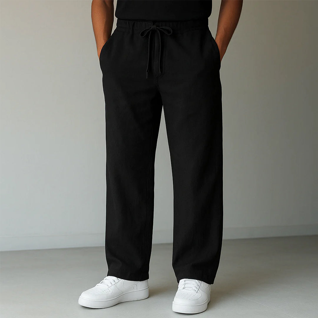Arlo | Men's Relaxed Fit Wide Leg Jeans Dark Wash