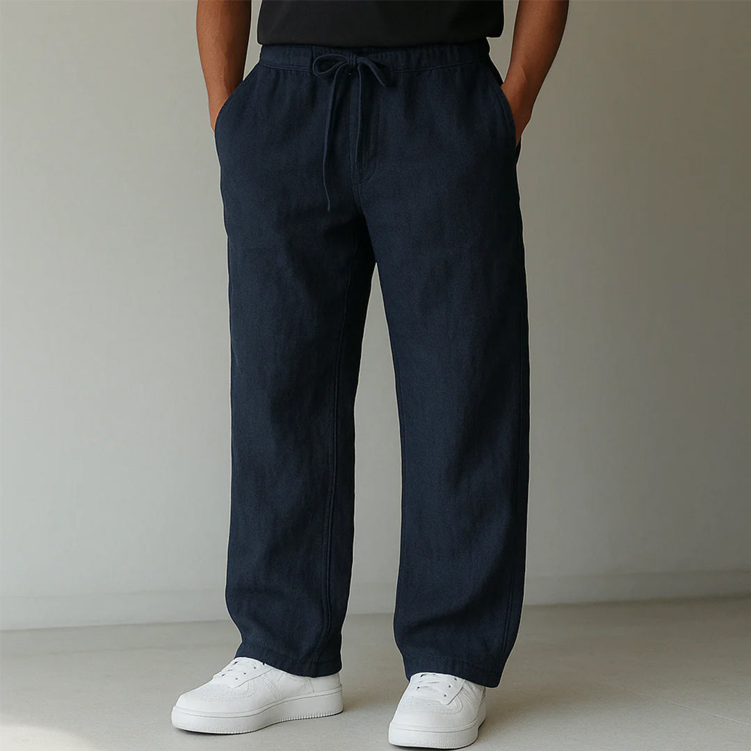 Arlo | Men's Relaxed Fit Wide Leg Jeans Dark Wash