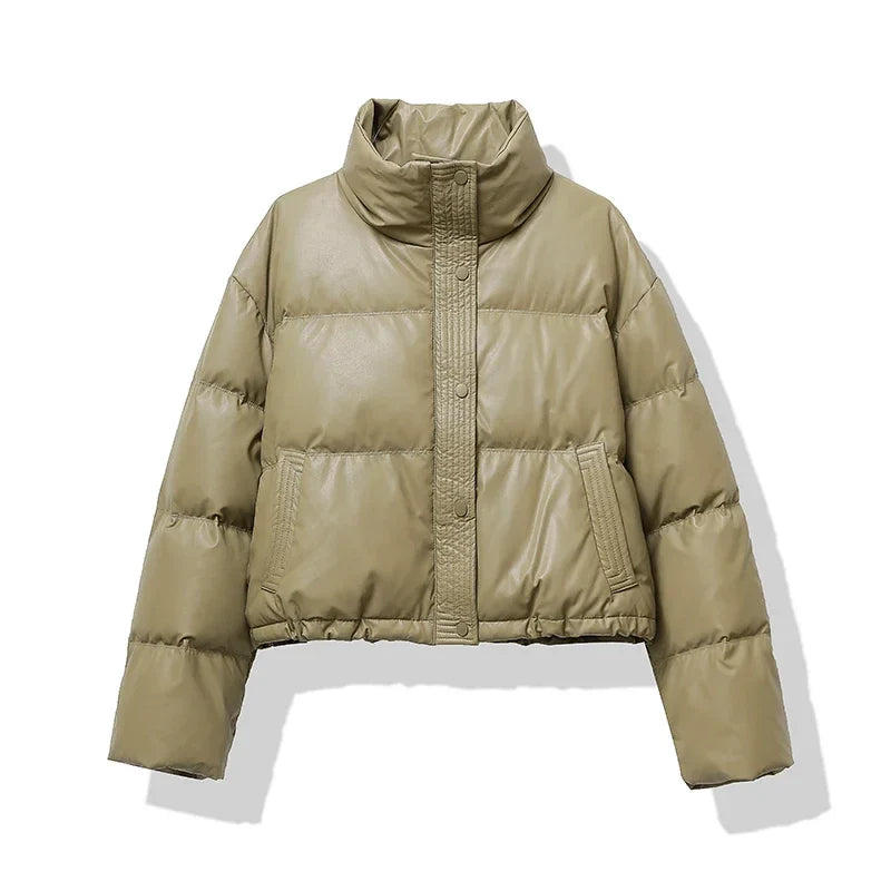 Dama Washington Linnea women's cropped puffer jacket - view 3