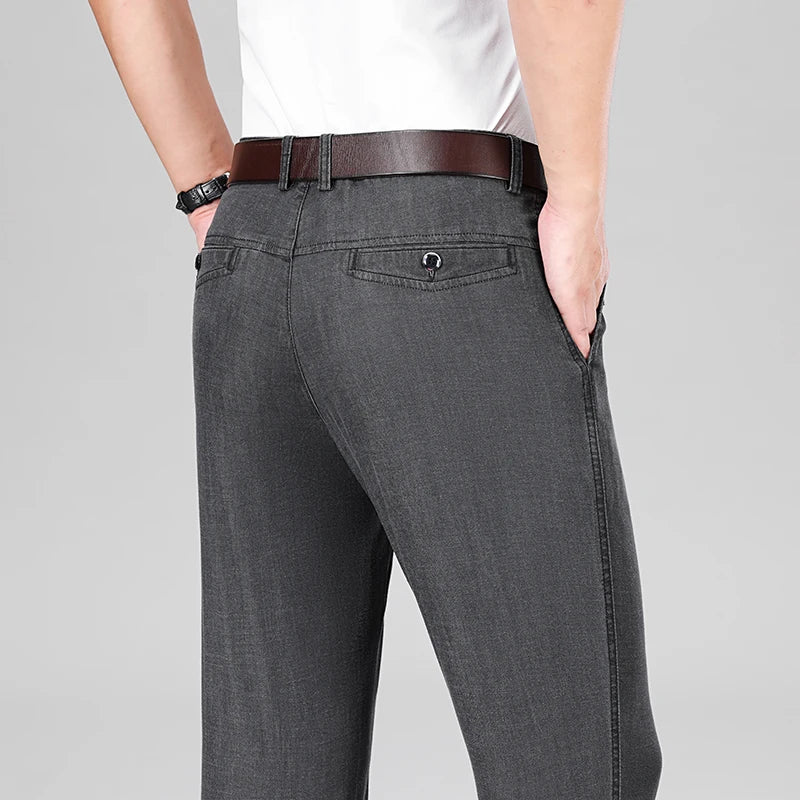 Axel | Men's Straight Leg Jeans Light Blue