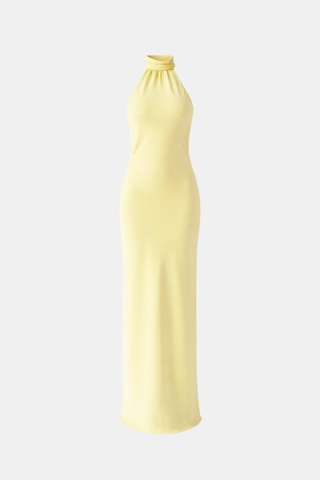 Vera | Women's Halter Maxi Dress Red Sleeveless