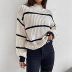 Dama Washington Esmeralda striped crew neck sweater - view 3