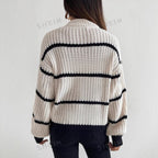 Dama Washington Esmeralda striped crew neck sweater - view 5