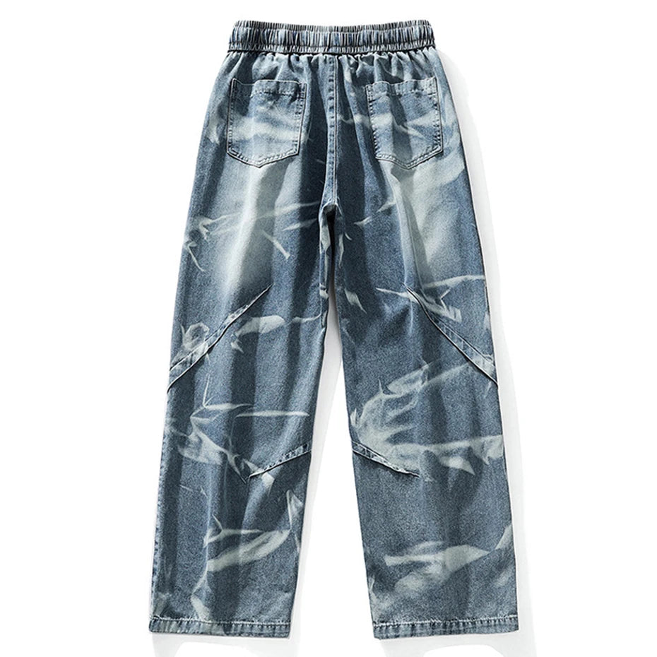 Rue | Women's Wide Leg Jeans Light Wash Tie Waist