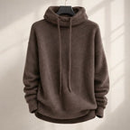 Dama Washington Ines women's oversized hoodie sweater sage green knit - view 4