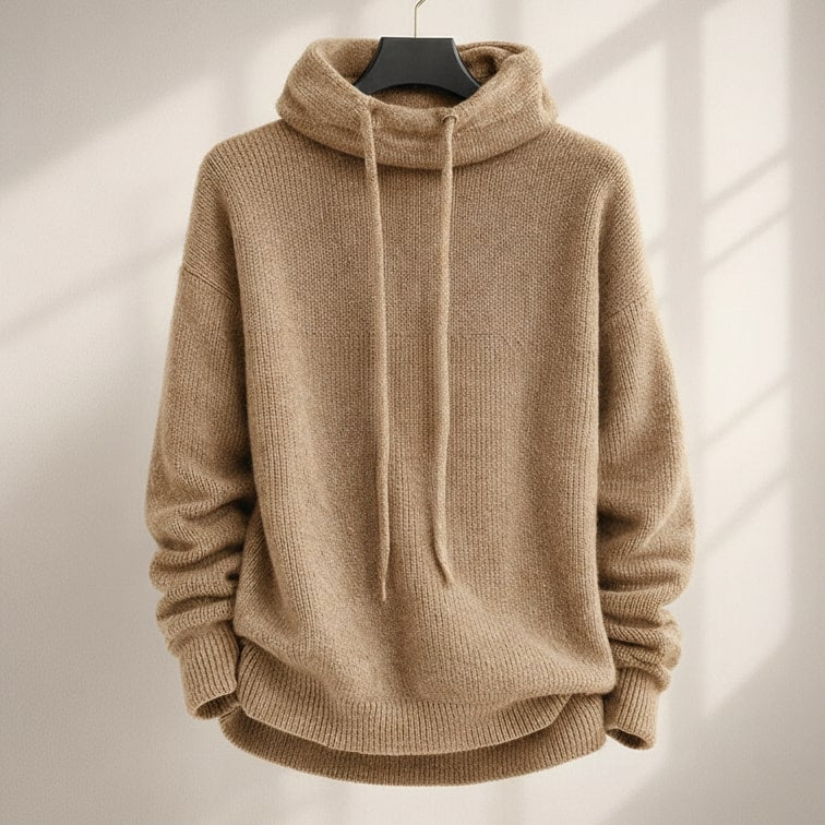 Ines | Women's Oversized Hoodie Sweater Sage Green Knit