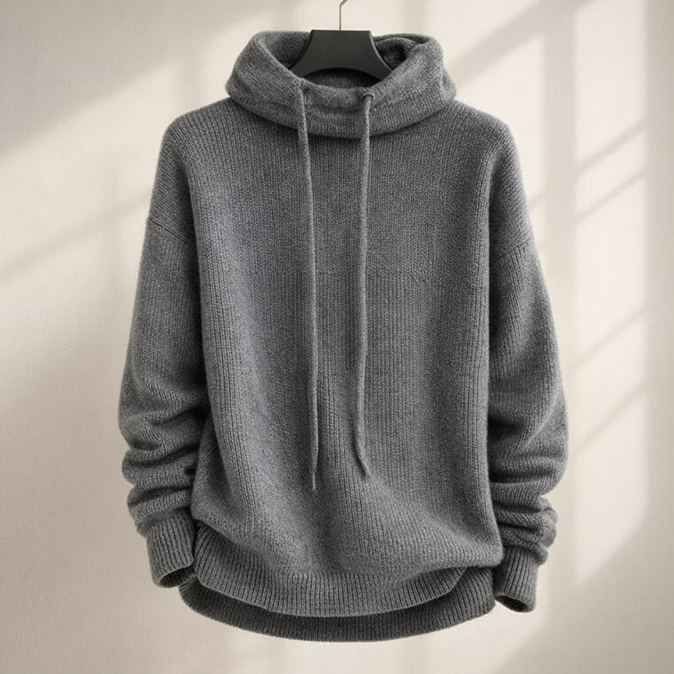 Ines | Women's Oversized Hoodie Sweater Sage Green Knit