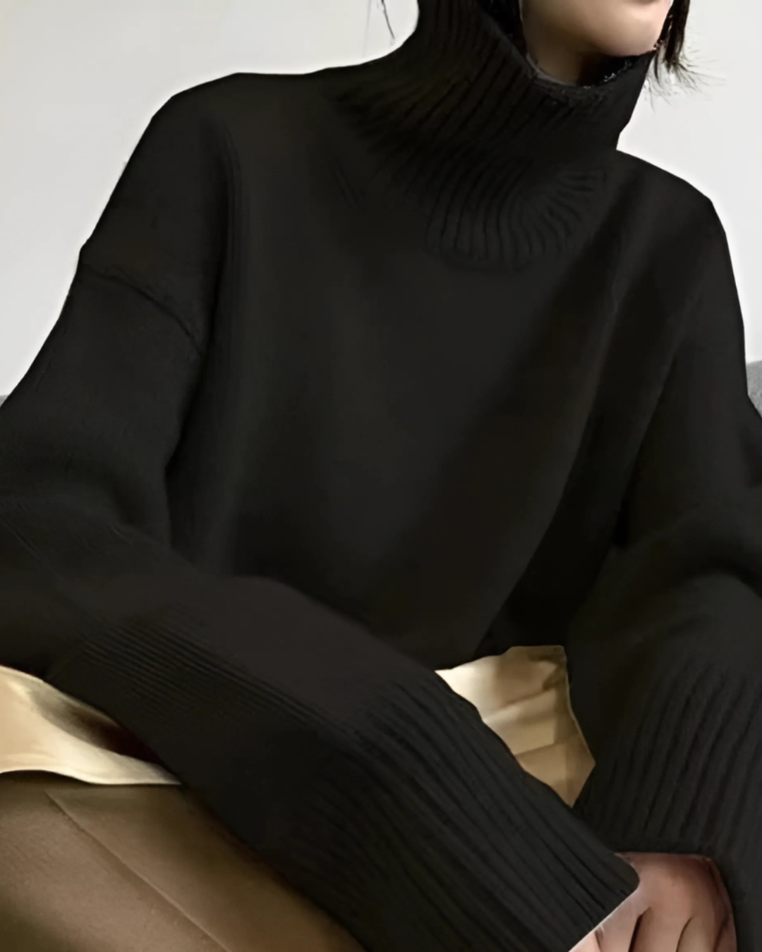 Dama Washington Hesper women's oversized turtleneck sweater - view 4