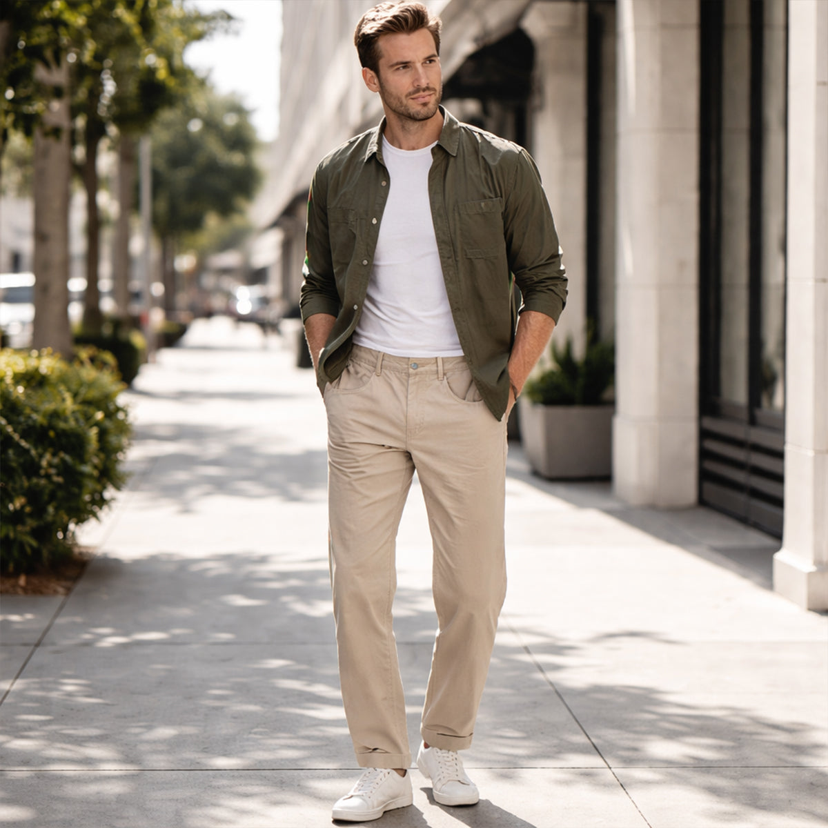Callum | Men's Relaxed Straight Leg Jeans Charcoal