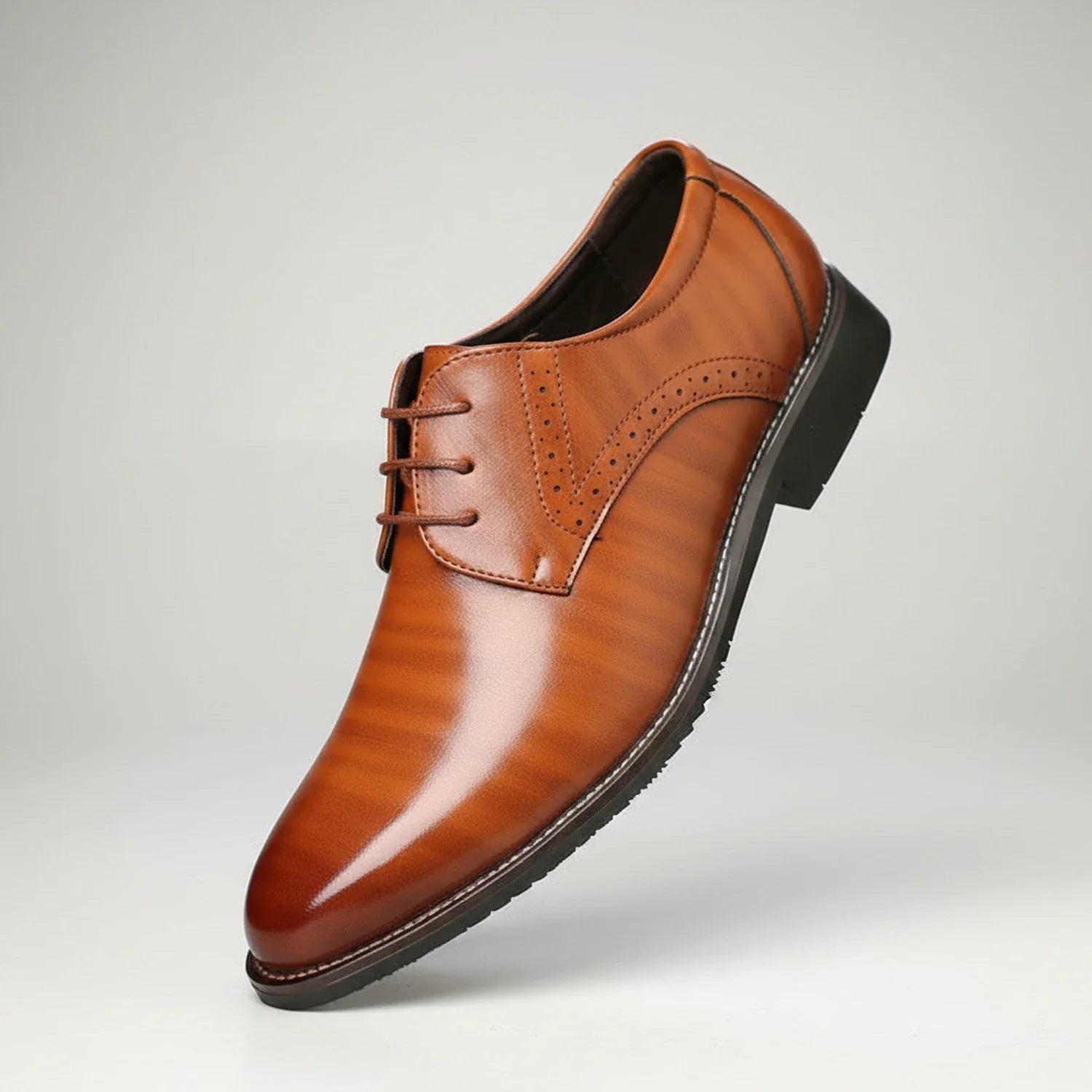Axel | Men's Classic Lace Up Oxford Dress Shoes Black