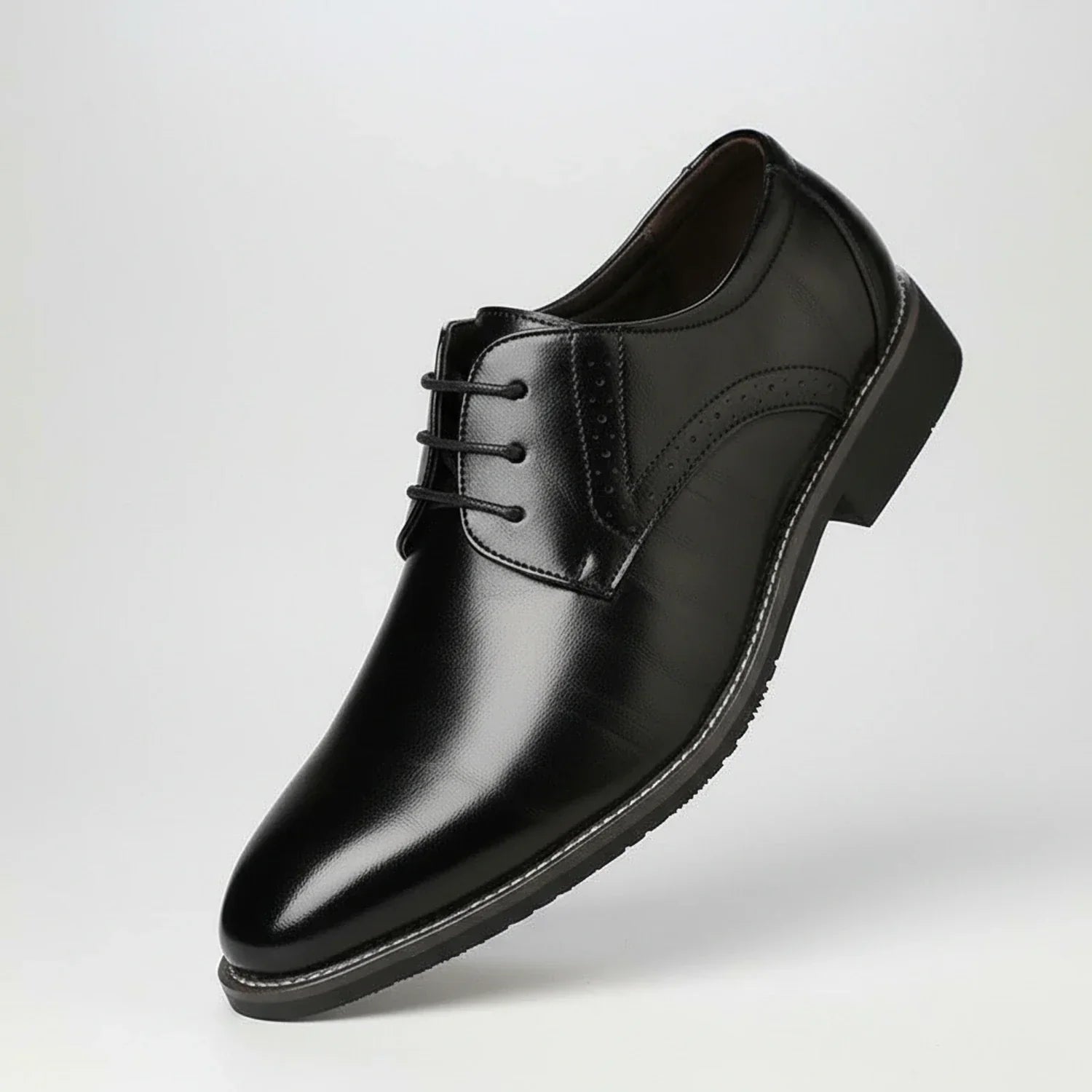 Axel | Men's Classic Lace Up Oxford Dress Shoes Black