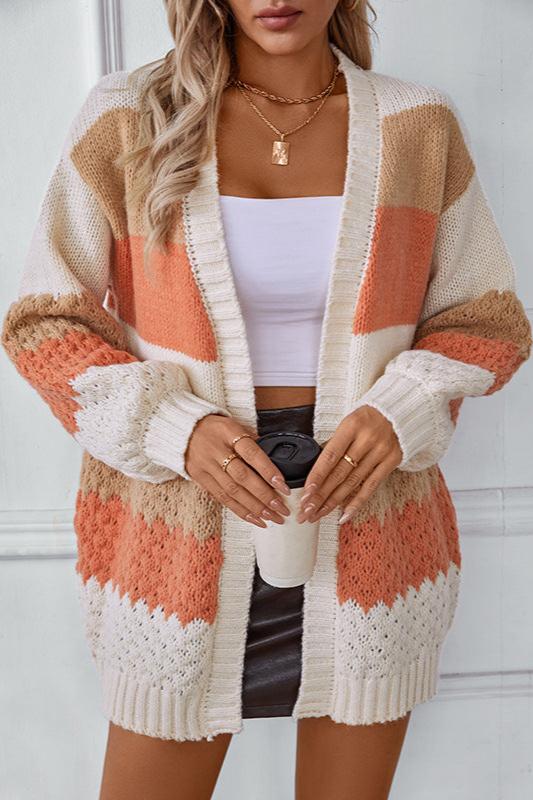 Dama Washington Severine oversized long sleeve striped cardigan - view 3
