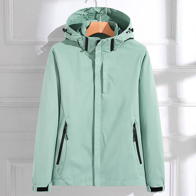 Dama Washington Petronella women's full zip hooded jacket - front view
