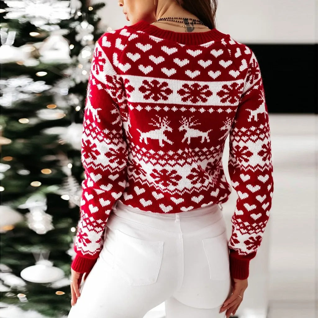 Dama Washington Morgane women's long sleeve christmas sweater - view 2
