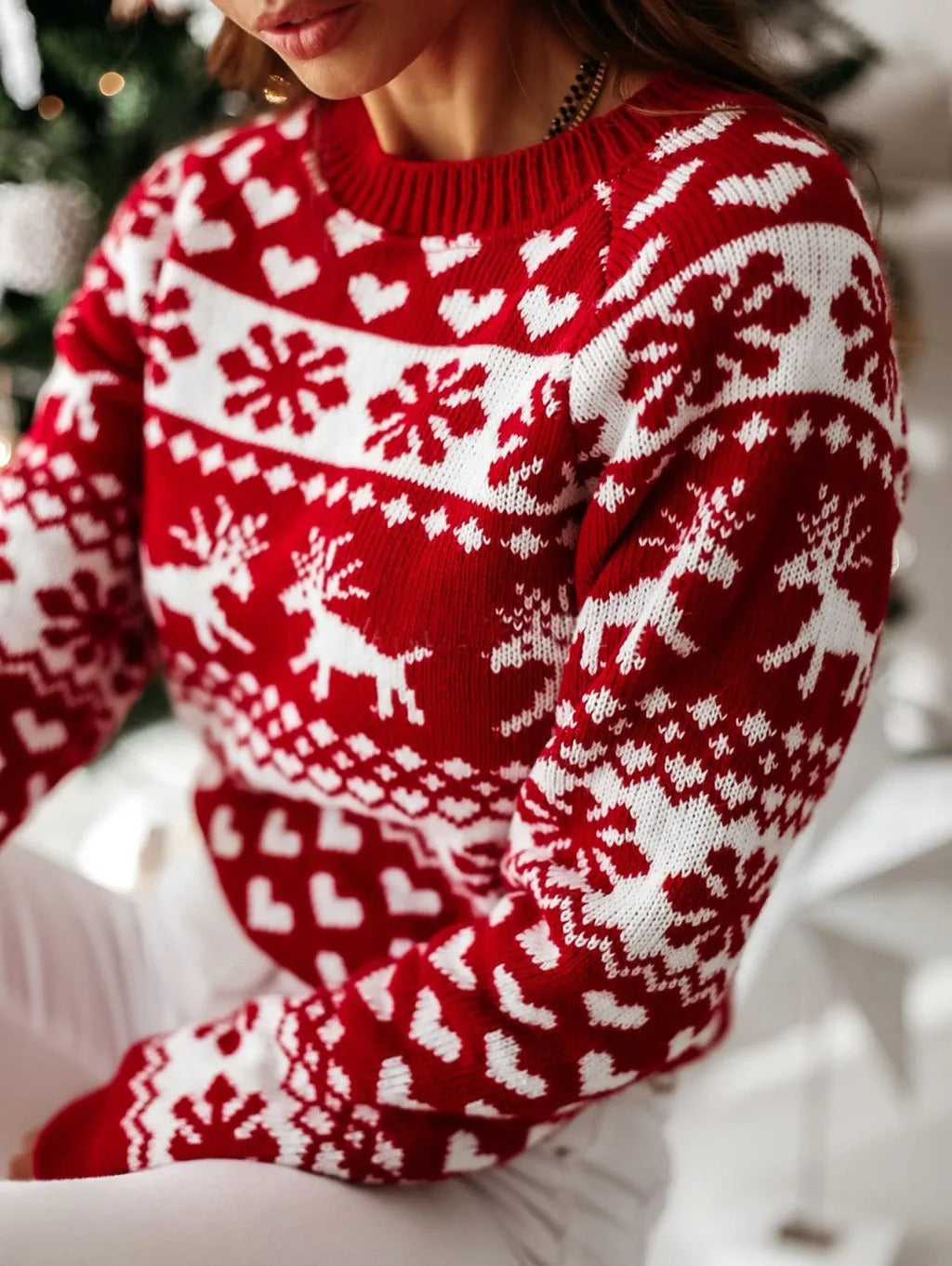 Dama Washington Morgane women's long sleeve christmas sweater - view 3