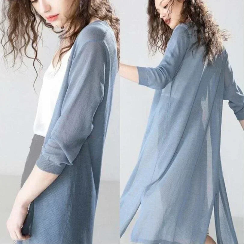 Dama Washington Galatea long duster cardigan - view 11