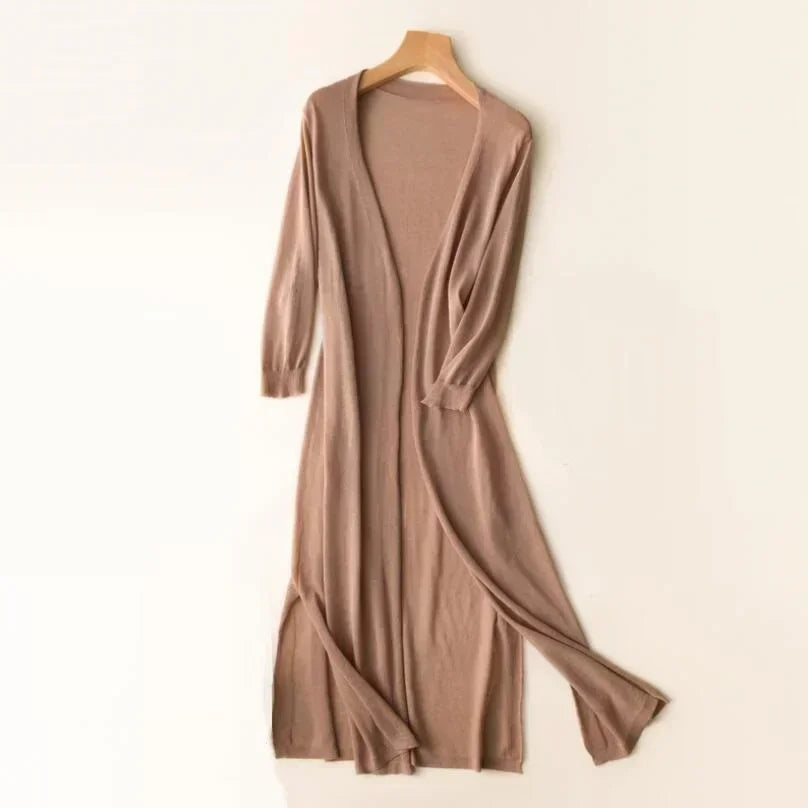 Dama Washington Galatea long duster cardigan - view 8