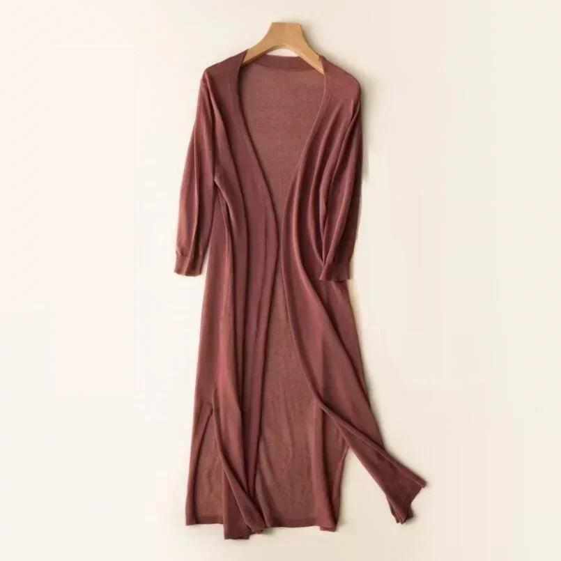 Dama Washington Galatea long duster cardigan - view 2