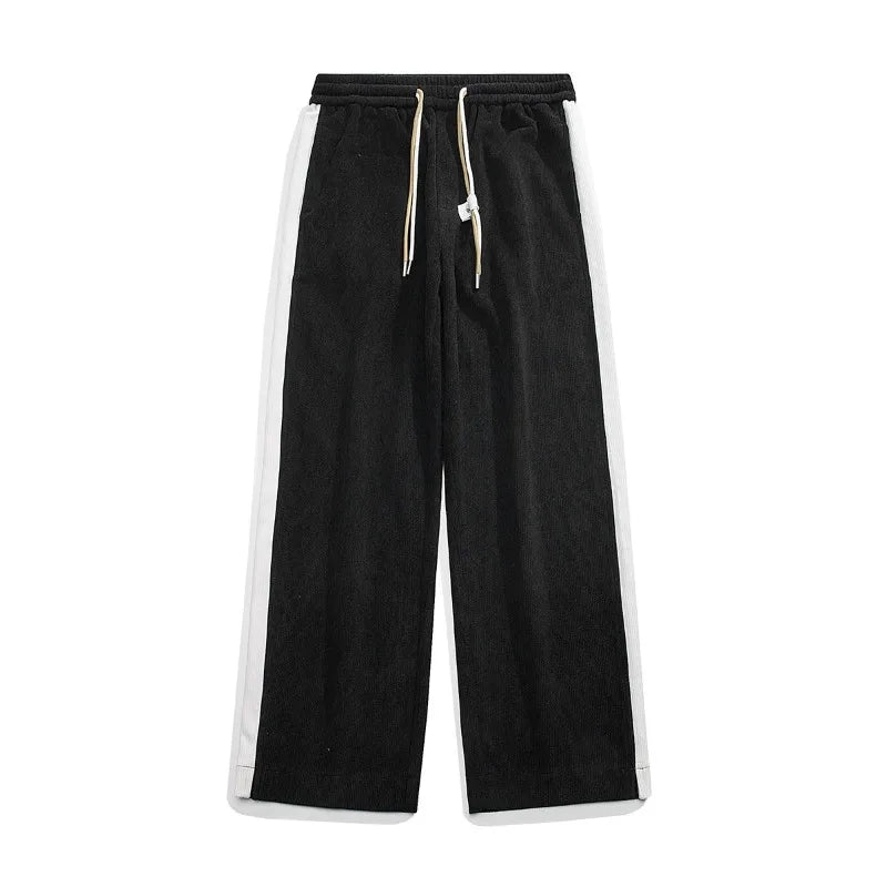 Axel | Men's Wide Leg Corduroy Pants Cream
