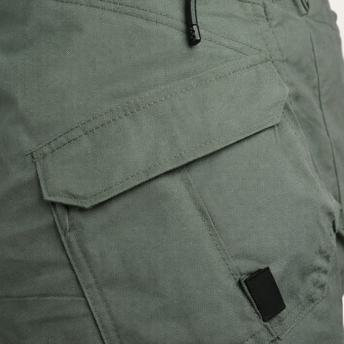 Sage | Men's Cargo Shorts Olive Khaki Utility Belt