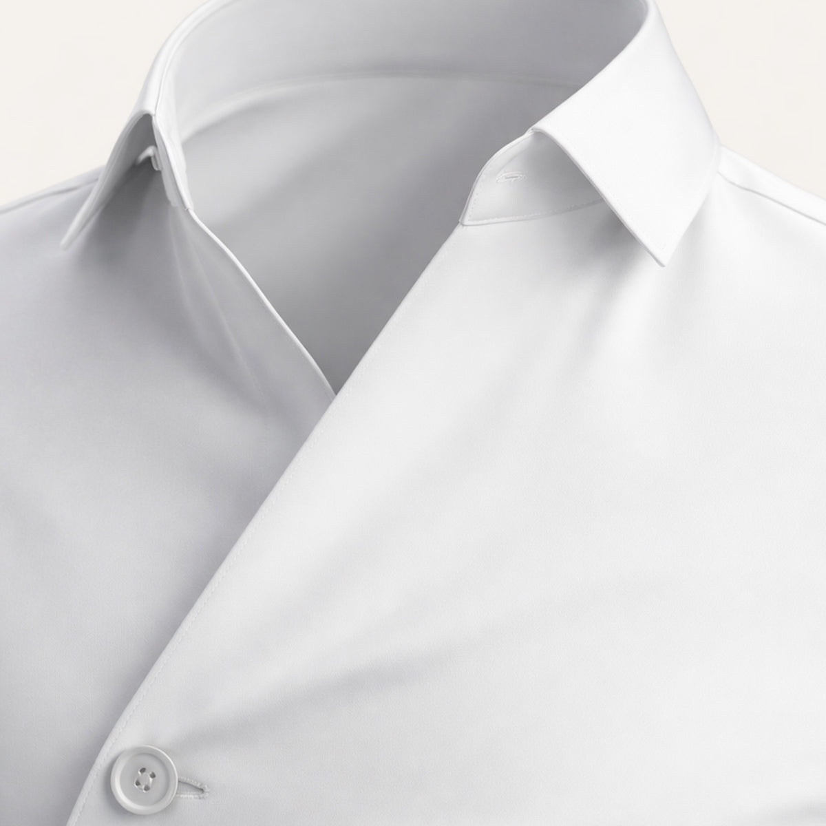 Axel | Men's Dress Shirt White Long Sleeve Button Up